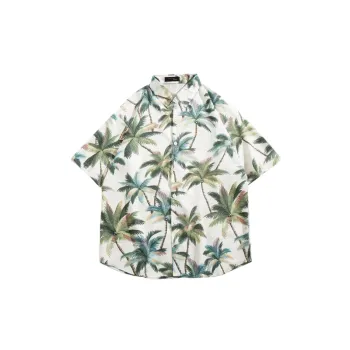 Casual Loose Four Way Stretch Fabric Shirt