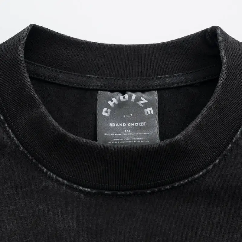 Retro Loose 100% Cotton T Shirt-2