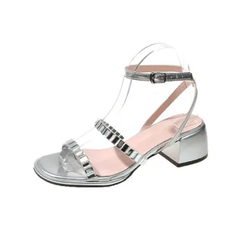 Fashionable Rhinestone Slide Sandals