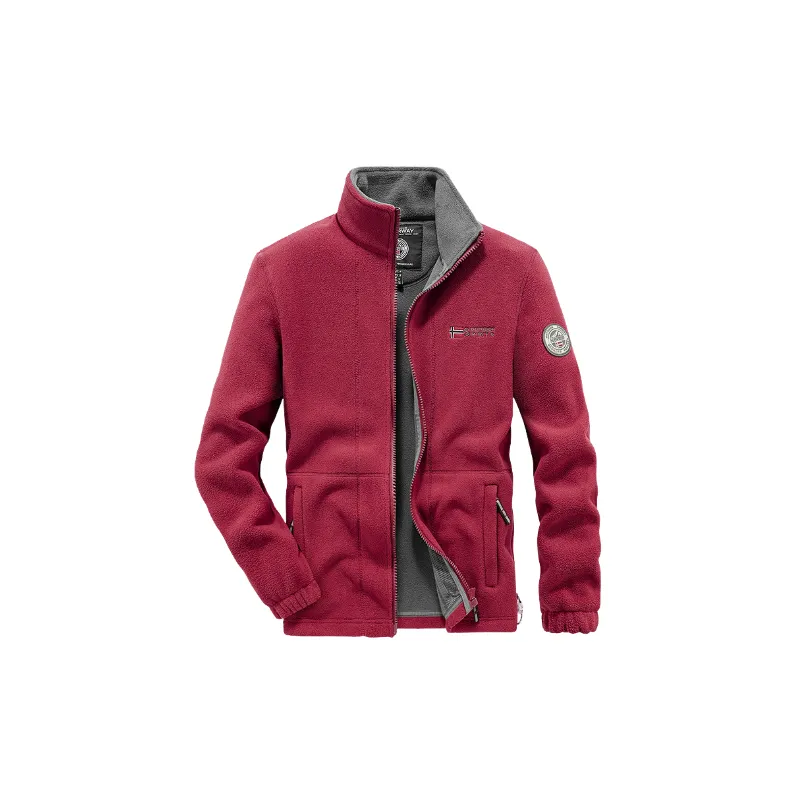 Simple Basics Blended Synthetic Fabrics Jacket-5