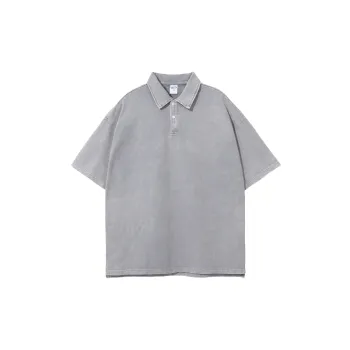 Washed Distress 100% Cotton Polo