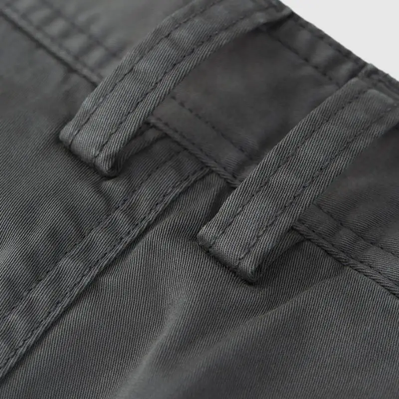 Basics Simple Cotton Casual Pants-2