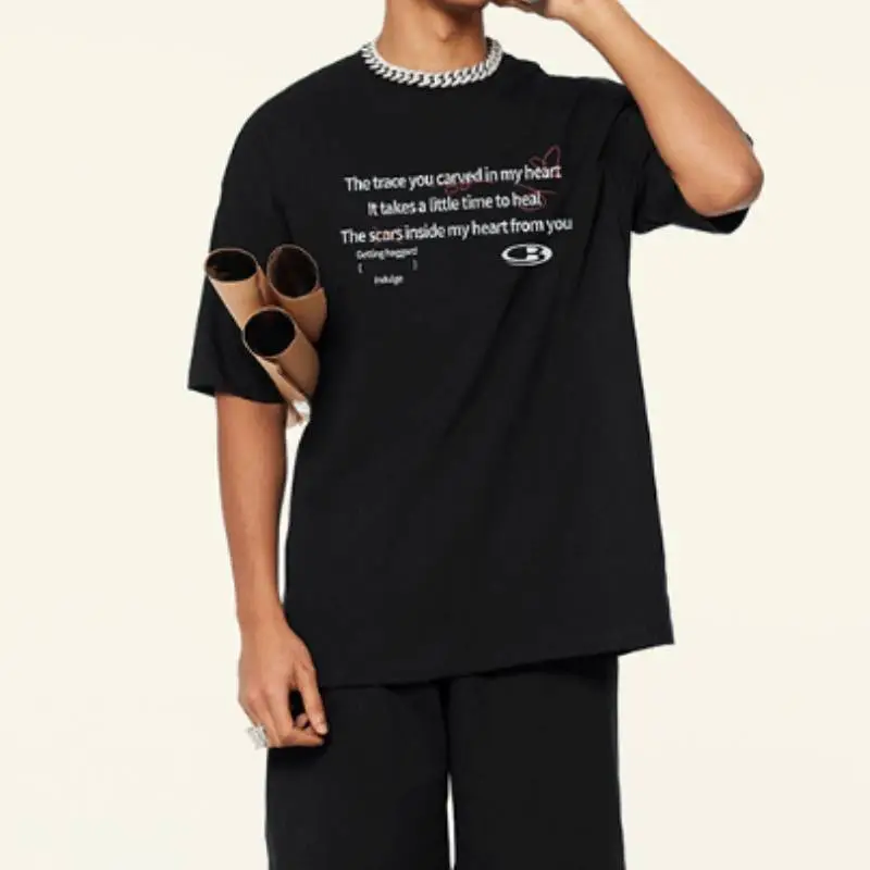 Casual Loose 100% Cotton T Shirt-6