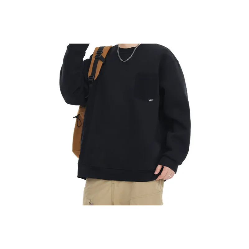 Retro Striped Loose Cotton Sweatshirt-3