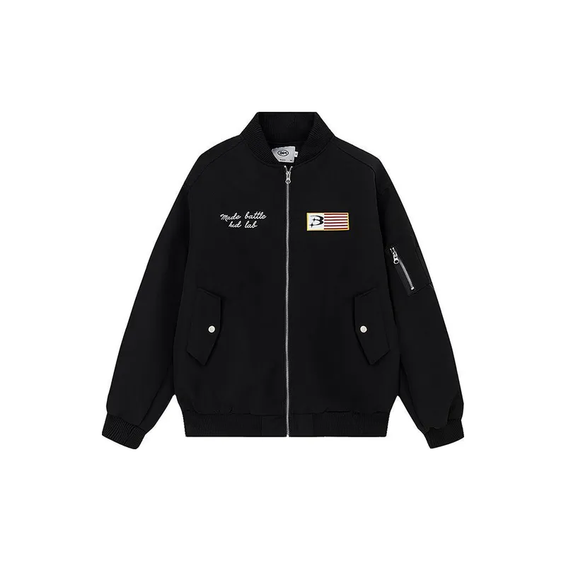 American Hip hop Embroidered Bomber Jacket