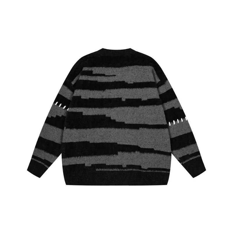 Retro Casual Loose Sweater-1