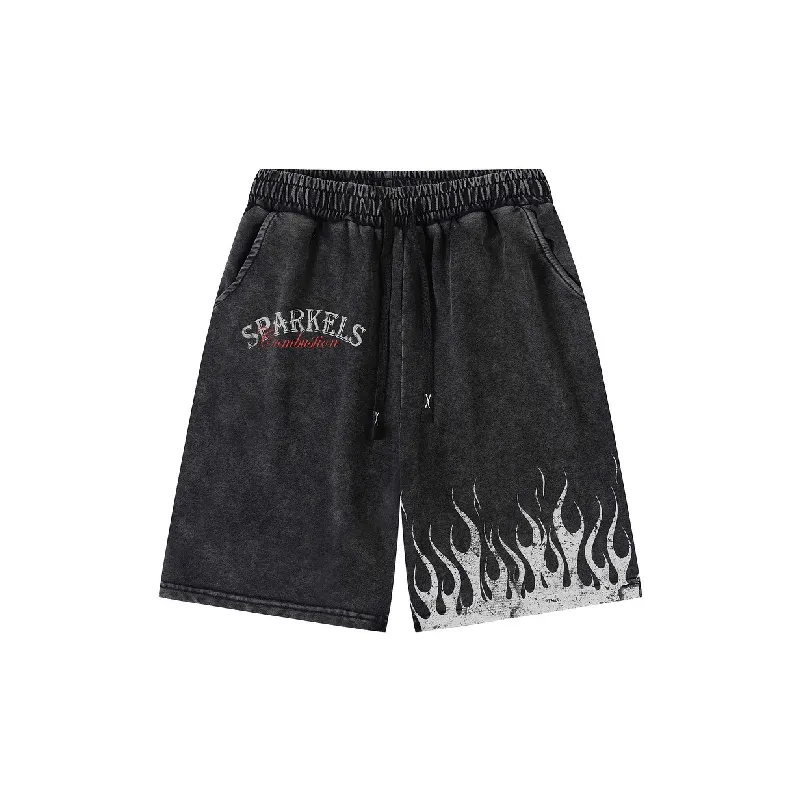 Loose Sporty Cotton Casual Shorts Unisex-0