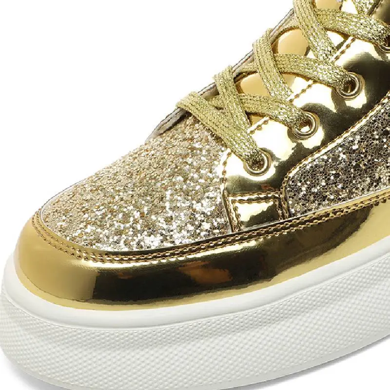 Casual Sequins Stylish Skateboarding Shoes-3