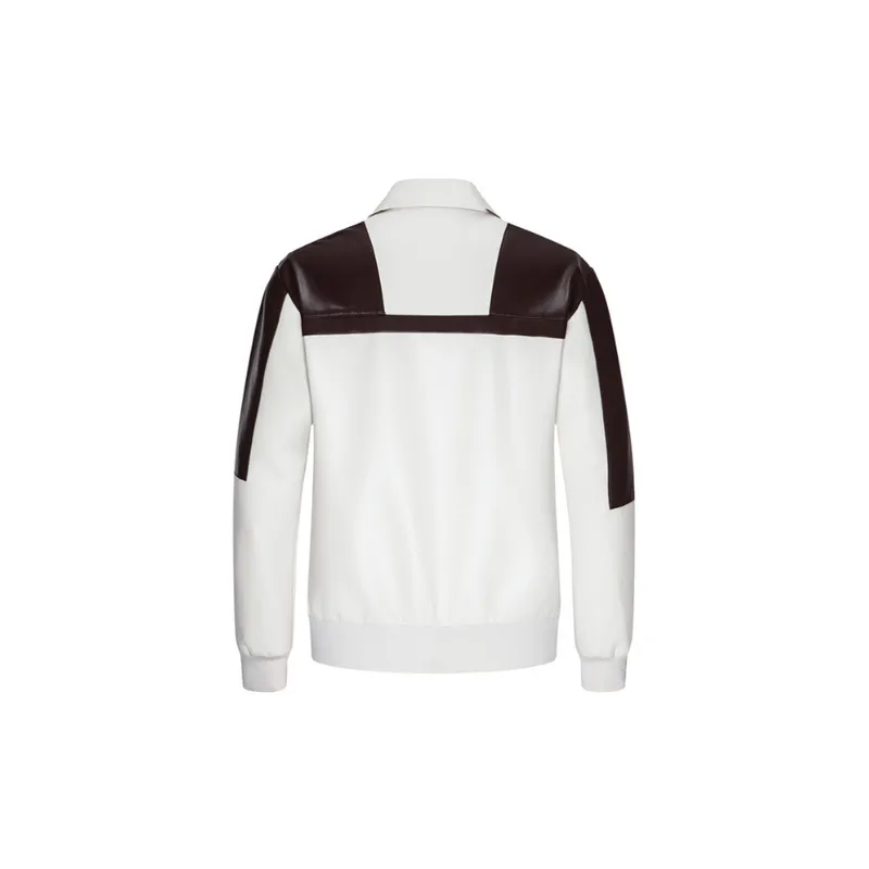 Fashionable Simple Leather Jacket-1