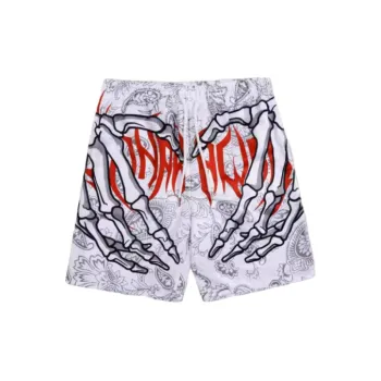 Loose Straight Digital Shorts