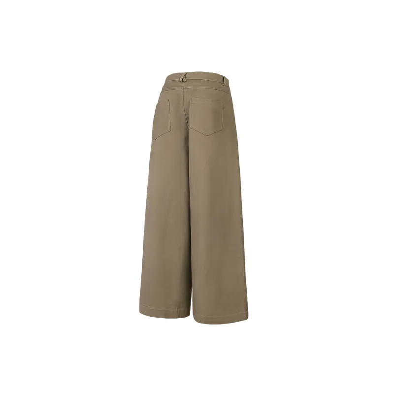 Loose Simple Cotton Casual Pants-1