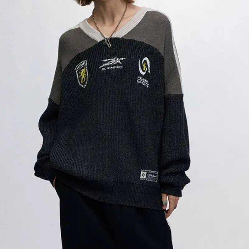 Loose Simple Sweatshirt-6