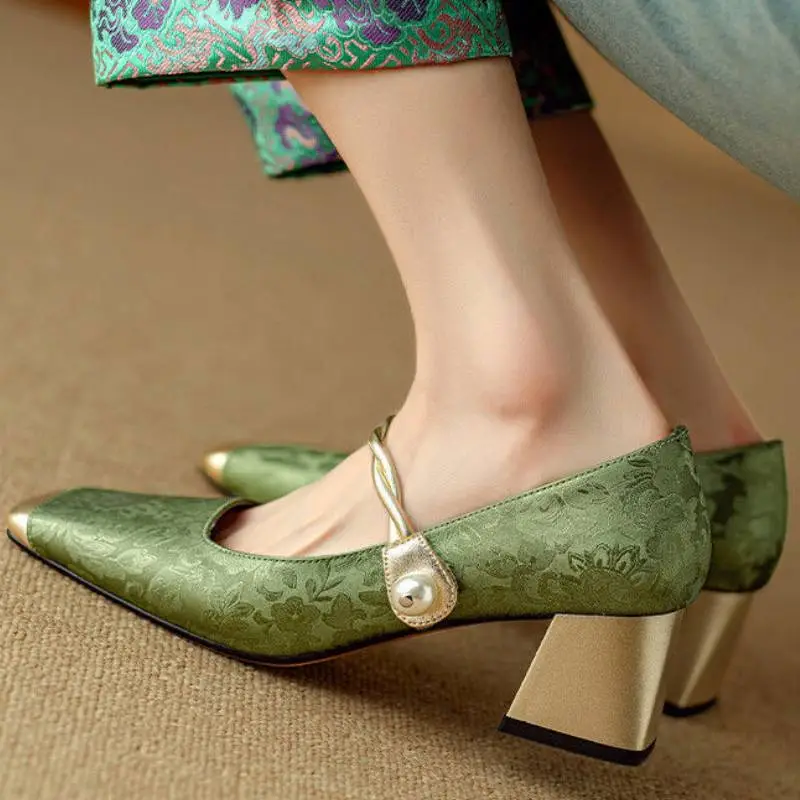 Simple Work Mary Jane Shoes-1