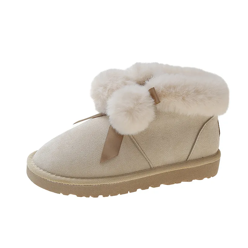 Casual Plain Snow Boots-3