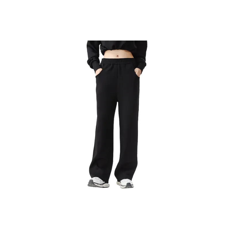 Simple Loose Polyester Casual Pants Women-7
