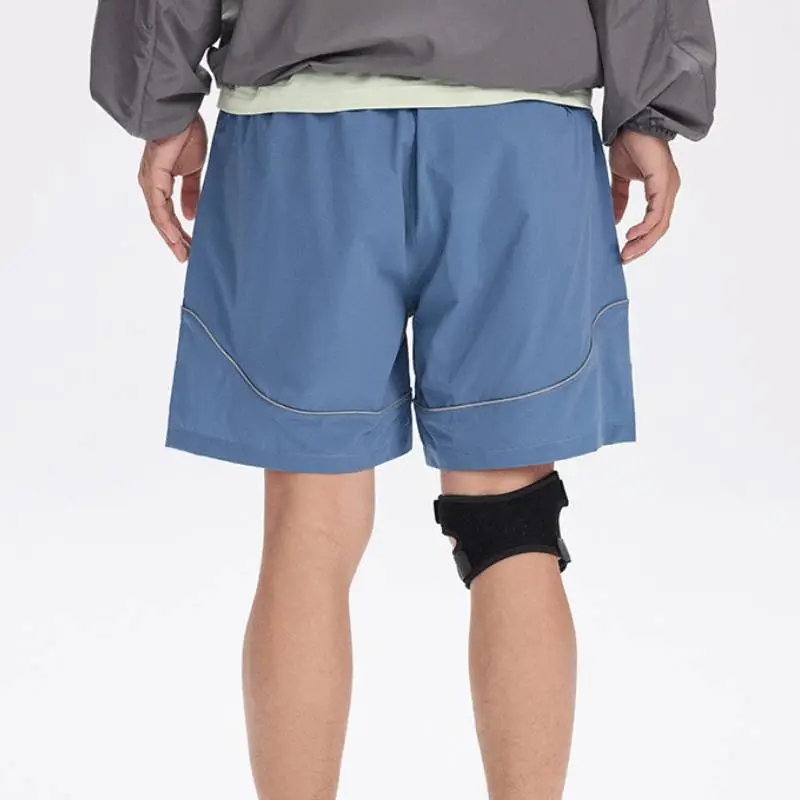 Simple Fashionable Blended Synthetic Fabrics Sports Shorts-9