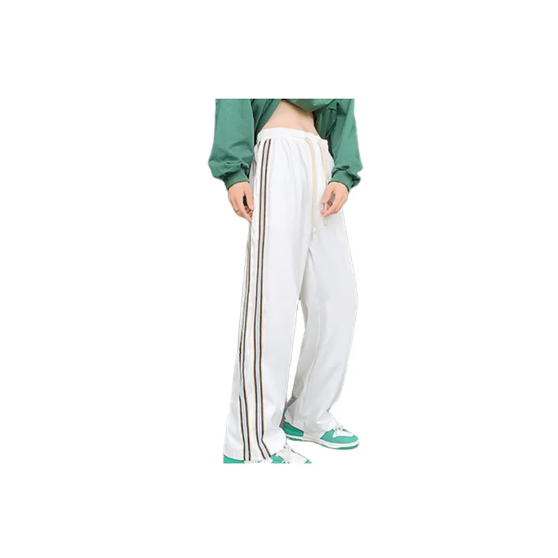 Retro Side Stripe Casual Sweatpants-2
