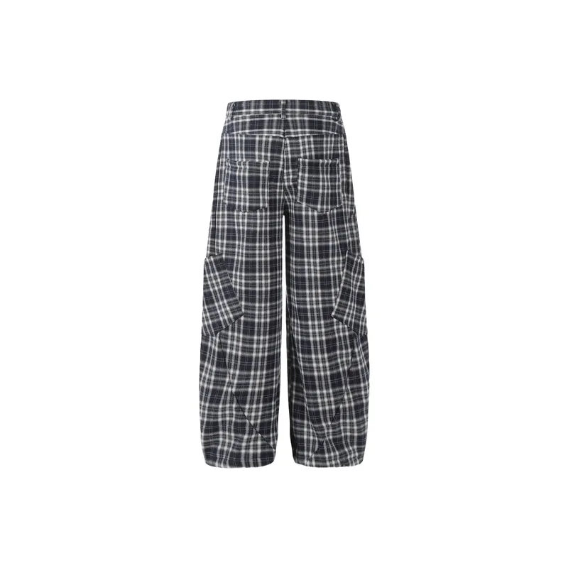 Fashionable Simple Cotton Blended Fabric Casual Pants-3