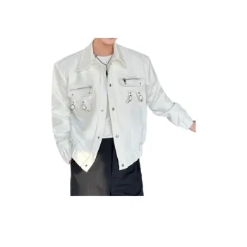 Niche Personality Metal Pendant Jacket