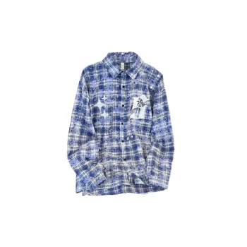 Blue Plaid Shirt