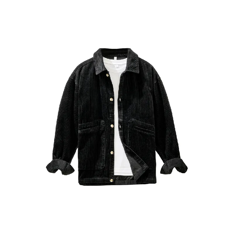 Casual Loose Corduroy Velvet Jacket