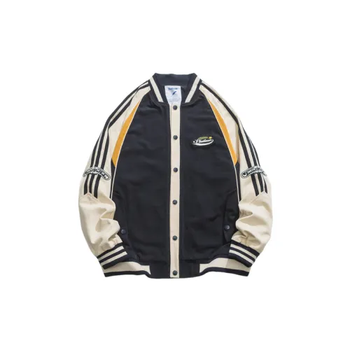 Retro Color Collision Splicing Tide Casual Jacket