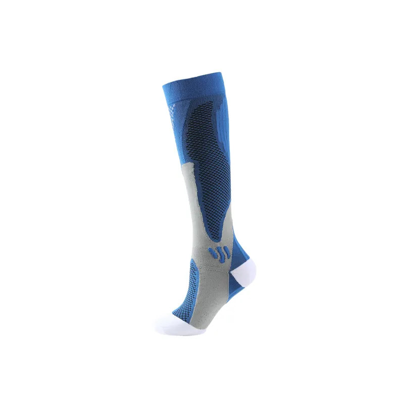 Sporty Simple Nylon Yarn Mid Calf Sock-5
