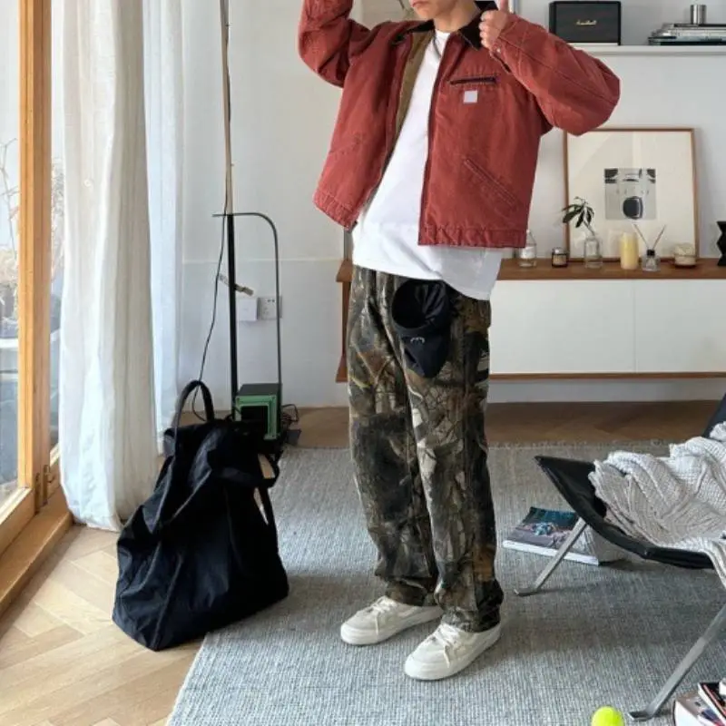 Casual Washed Loose Jeans-2
