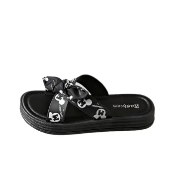 Cartoon Bow Beach Sandals