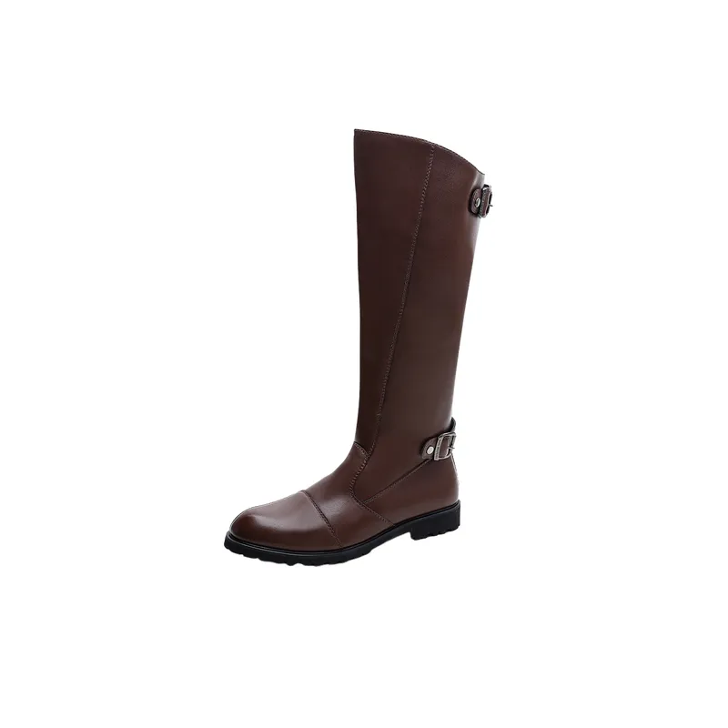 Casual Retro Knee High Boots-0