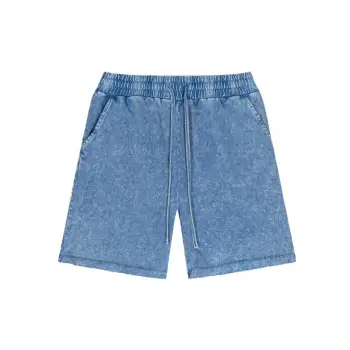 Retro Distress Denim Shorts