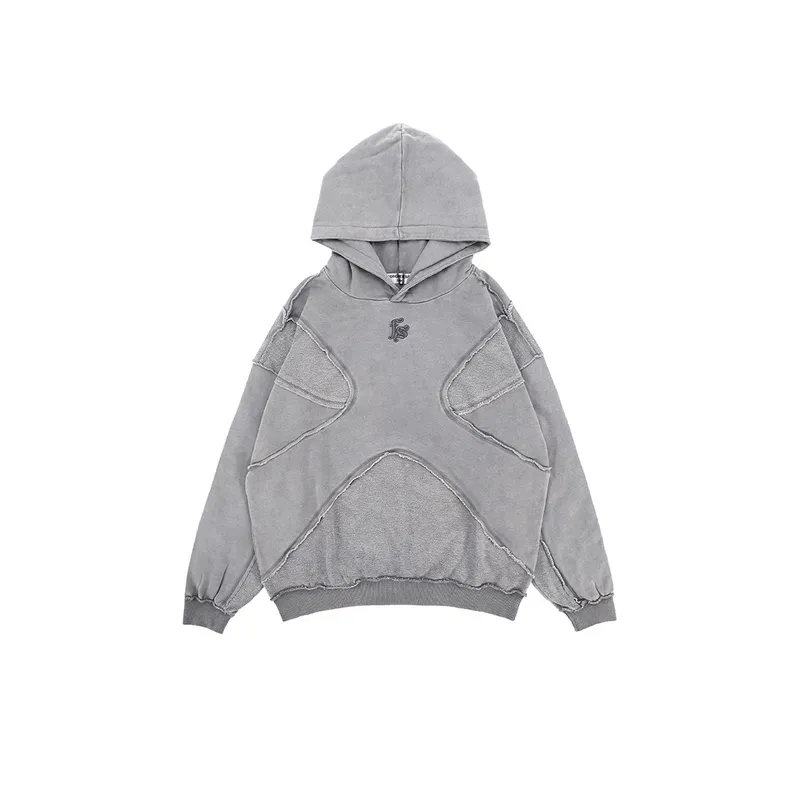 New Fashion Brand Personality Solid Color High Street Sweatshirt