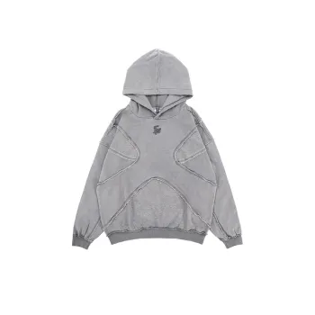 New Fashion Brand Personality Solid Color High Street Sweatshirt