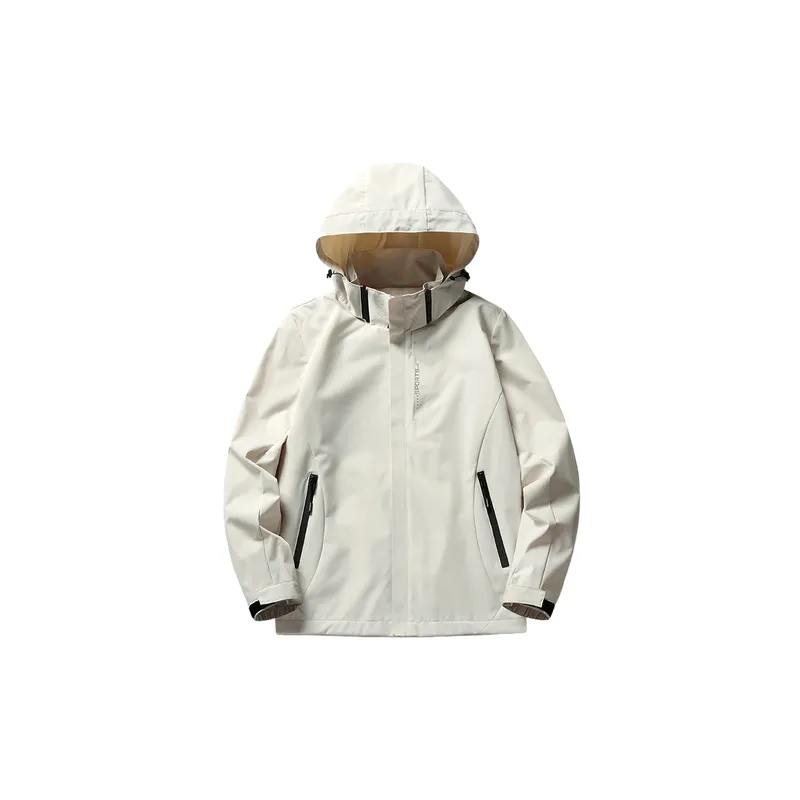 Simple Basics Polyester Outdoor Jacket-0