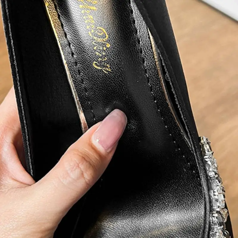 Waterproof Simple High Heels-3