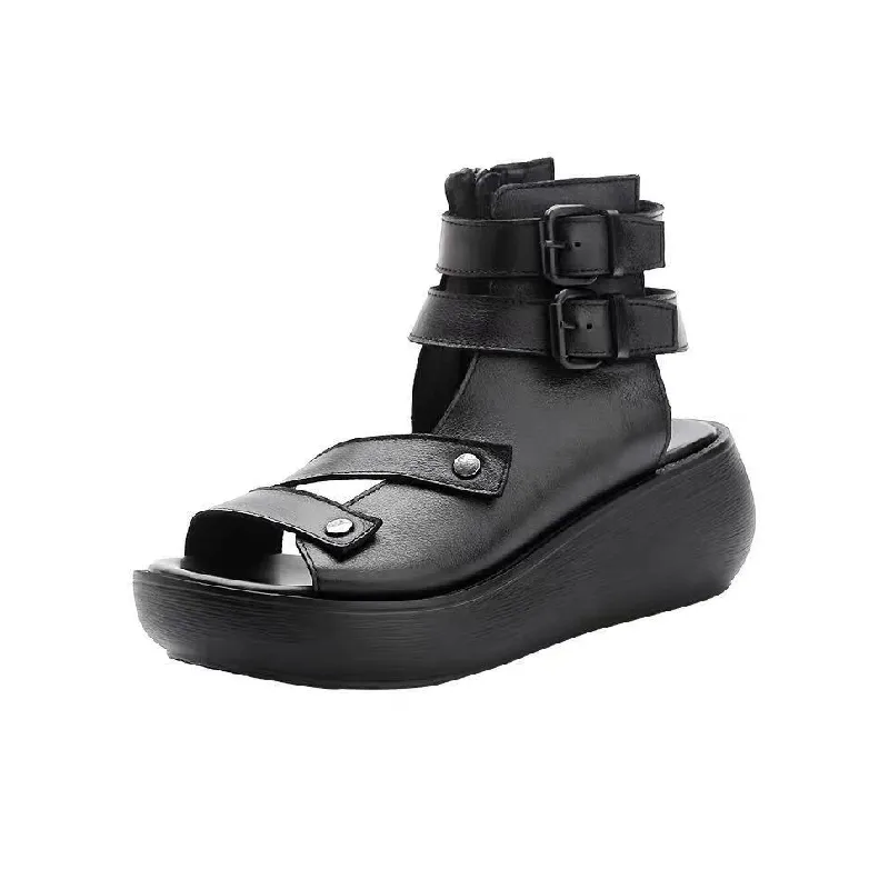 Retro Soft Roman Sandals