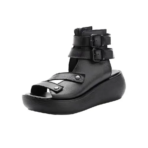 Retro Soft Roman Sandals