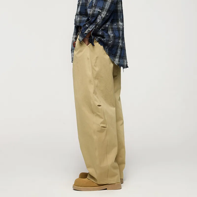 Casual Retro Polyester Sports Pants-9