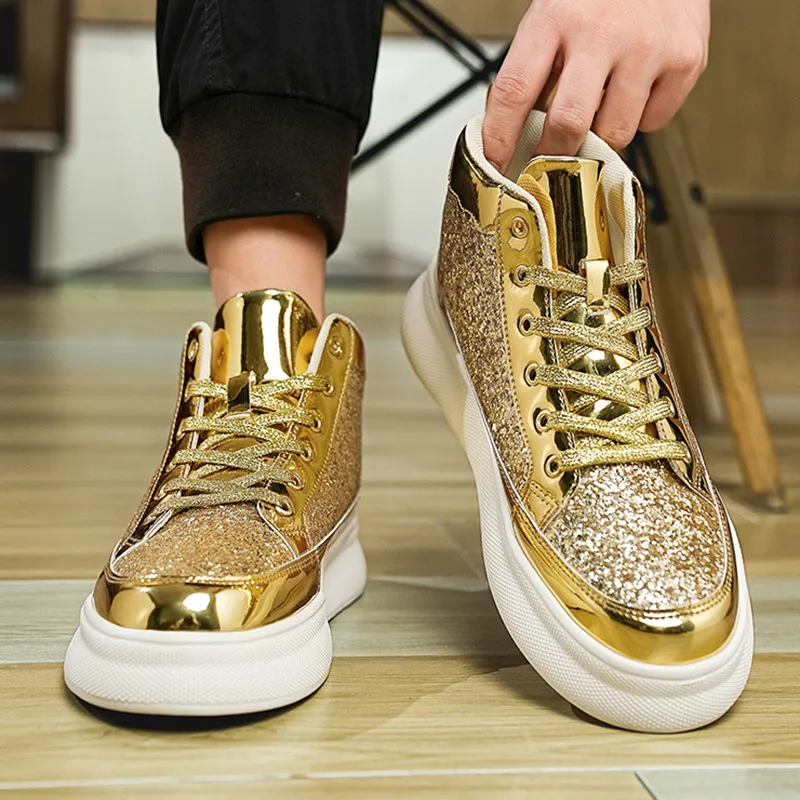 Casual Sequins Stylish Skateboarding Shoes-1