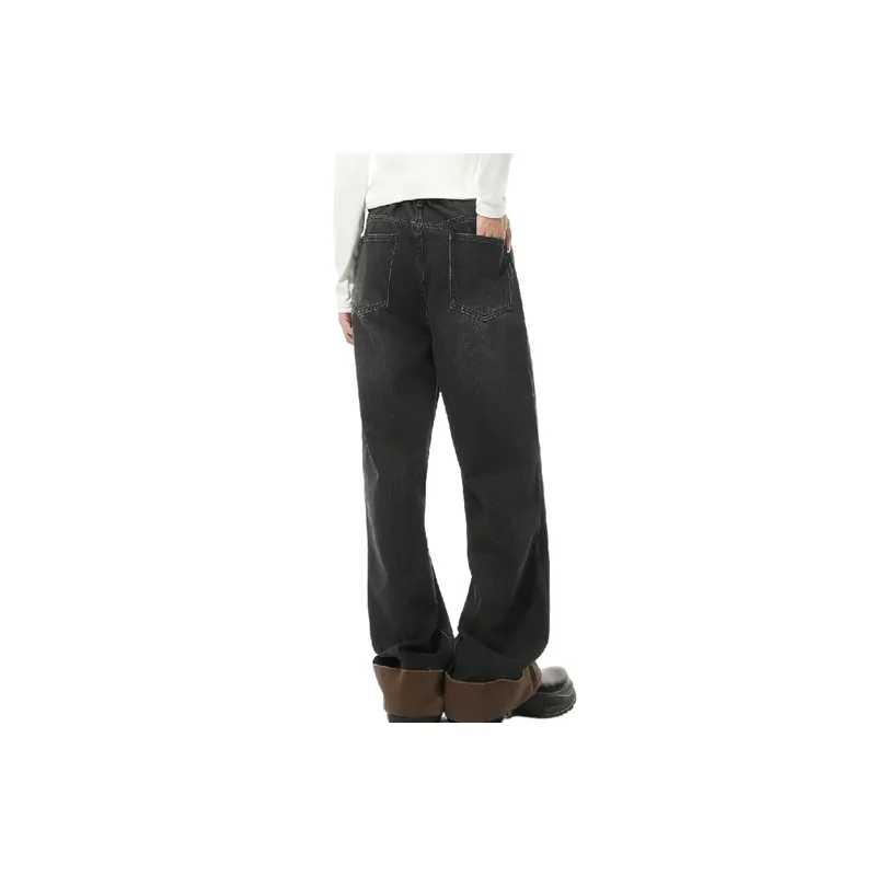 Fashionable Straight Leg Jeans Women-7