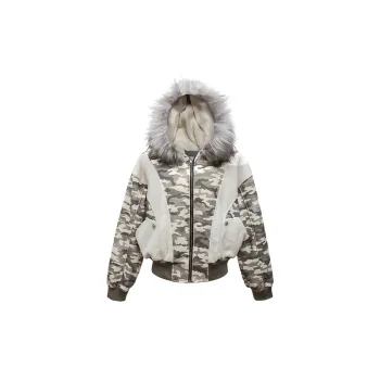 Retro Camo Quilted Jacket