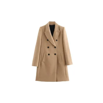Fashionable Loose Polyester Coat Women