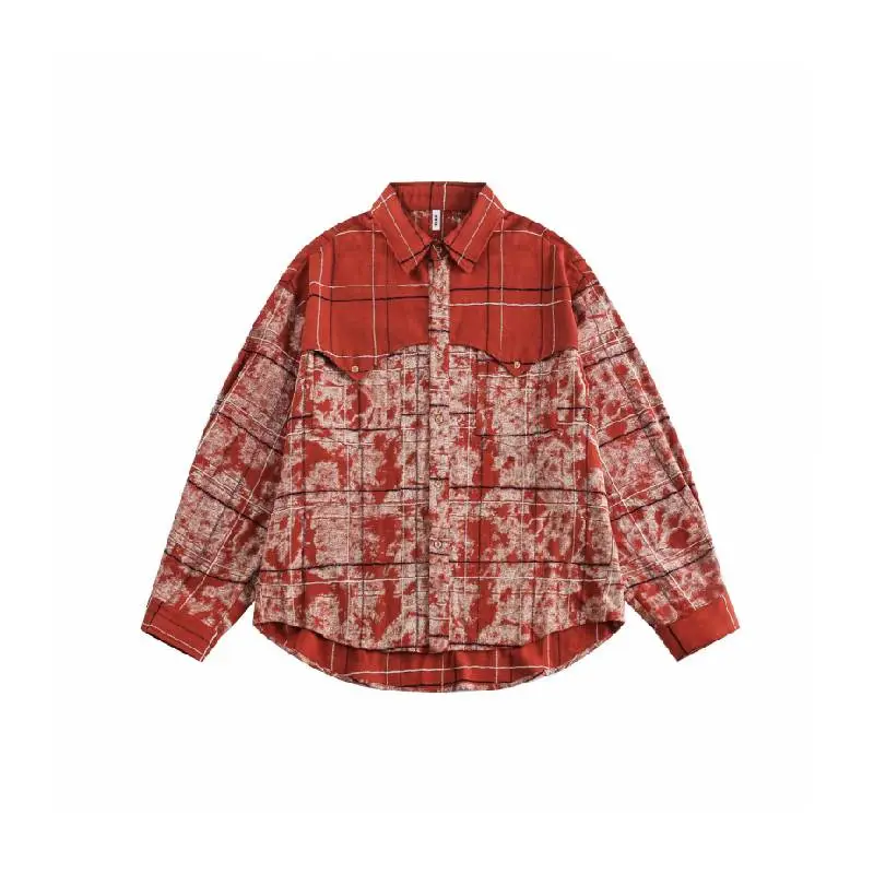 Retro Tie Dye Loose Shirt-0