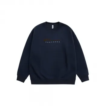Casual Plain Cotton Sweatshirt
