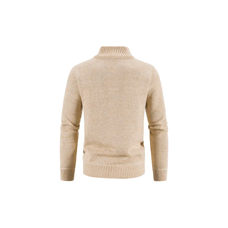 Zipper Loose Sweater-1
