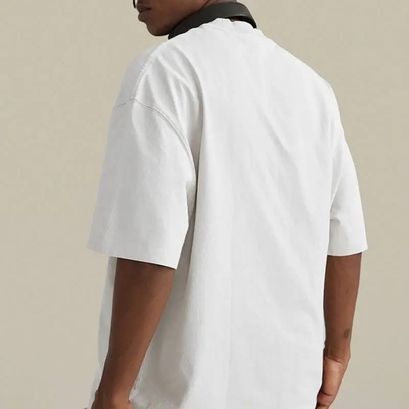 Retro Loose 100% Cotton T Shirt-9