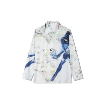 Retro Painting Art Print Long Sleeve Shirt