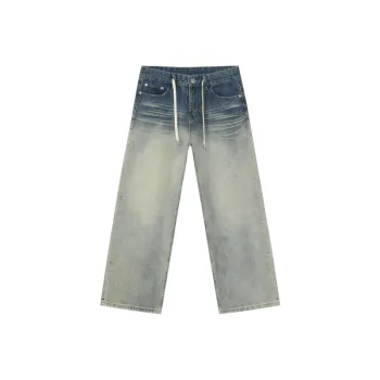 Retro Straight Leg Jeans