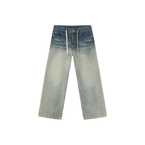Retro Straight Leg Jeans