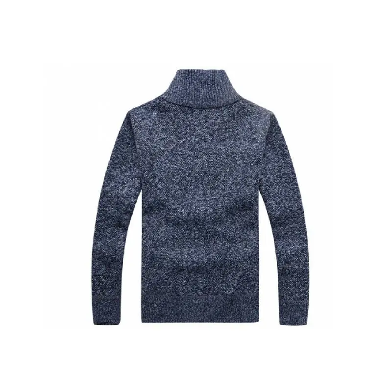 Casual Zipper Sweater-5